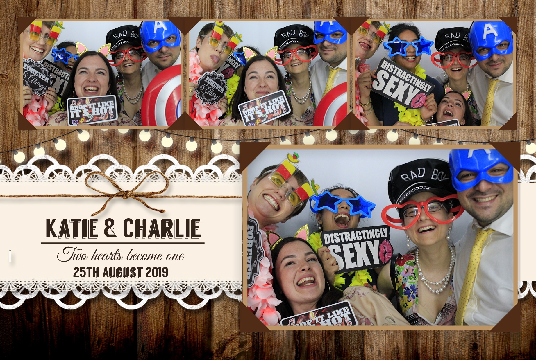 Katie & Charlie's Wedding | View more photos from the event at gallery.myphotoboothexperience.co.uk/u/MyPhotoBoothExperienceLtd/Katie-Charlies-Wedding